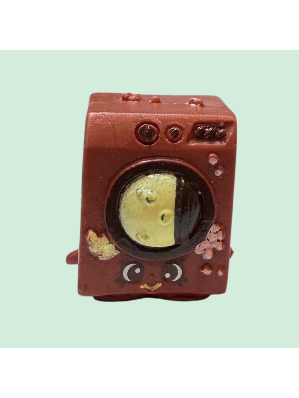Retired Ultra Rare Shopkins Washa Brown Washing Machine Collectible Figure